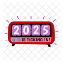 New year countdown  Icon