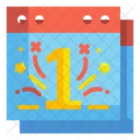 New Year Date New Year Calendar Icon