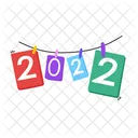 Garland 2022 New Year Garland Icon