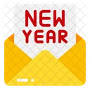 New Year Mail  Icon