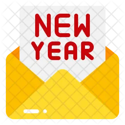 New Year Mail  Icon