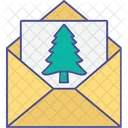 New Year Mail Message Celebration Icon