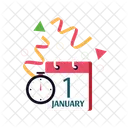 New Year New Day  Icon