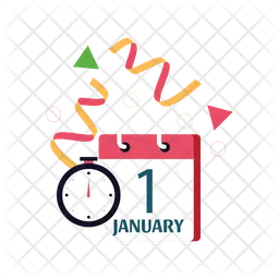 New Year New Day  Icon