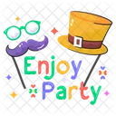 Happy New Year Party Icon