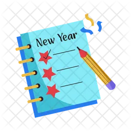 New year resolutions  Icon