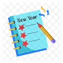 New year resolutions  Icon