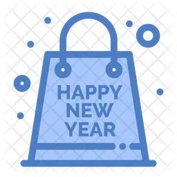 New Year Shopping  Icon