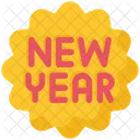 New Year Sticker  Icon