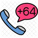New Zealand Dial Code  Icon