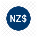 New Zealand Dollar Banknote Country Icon