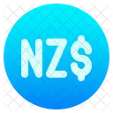 New Zealand Dollar Money Icon