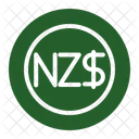 New Zealand Dollar Money Currency Icon