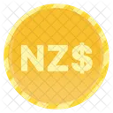 New Zealand Dollar Coin  Icon
