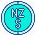 New Zealand Dollar Symbol Money Finance Icon