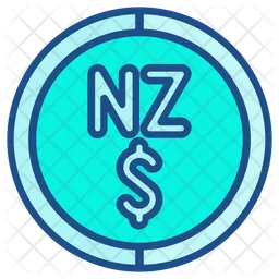 New Zealand Dollar Symbol  Icon