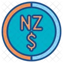 New Zealand Dollar Symbol  Icon