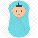 Newborn Baby Boy Icon