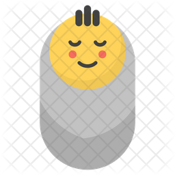 Download Newborn Baby Emoji Icon Of Flat Style Available In Svg Png Eps Ai Icon Fonts 3D SVG Files Ideas | SVG, Paper Crafts, SVG File