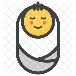 Download Free Newborn Baby Emoji Icon Of Colored Outline Style Available In Svg Png Eps Ai Icon Fonts