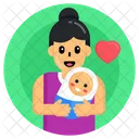 Neonate Newborn Baby Motherhood Icon