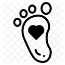 Newborn Footprint Icon