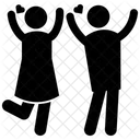 Couple Newlywed Lovers Icon