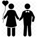 Couple Newlywed Lovers Icon