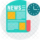 News Report Work Icon