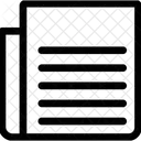 신문 미디어 기사 아이콘