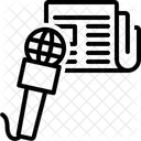 뉴스 신문 미디어 아이콘