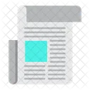 News Paper Notes Icon