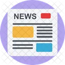 News Newspaper Letter Icon