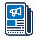 News Advertising Communications Files And Folders Icon