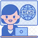News Anchor Anchor News Reporter Icon