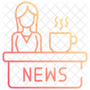 News Anchor News Media Icon