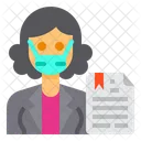 News Anchor Newsreader Occupation Icon