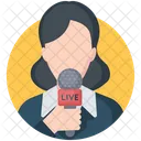 News Anchor  Icon