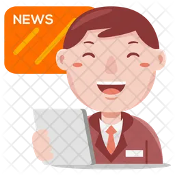 News Anchor  Icon