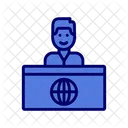 News Anchor Tv News Icon