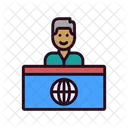 News Anchor  Icon