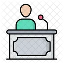 News Anchor  Icon