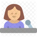 News Media News Reporter Icon