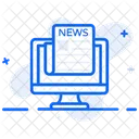 Enewspaper Enewsletter News Bulletin Symbol