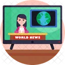 News Broadcasting Icône