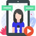 News Channels Music Channel Singer アイコン