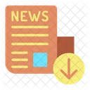 News Downloadm News Download Downloading News Icon