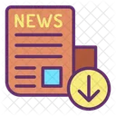 News Downloadm News Download Downloading News Icon
