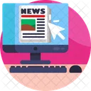 News Broadcasting News Online Icon