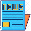 Headline News Communication Icon